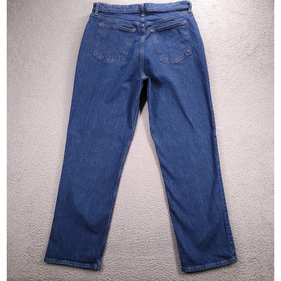 ABERCROMBIE Jeans Size 33/16 Curve Love 90's Straight Ultra High Rise - Picture 2 of 12